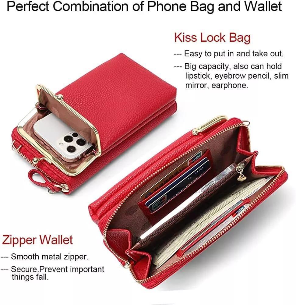 Women's Cow Leather Textured Bag - 1 Pc