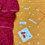 3 Pcs Women's Unstitched Embroidered Suit (2)